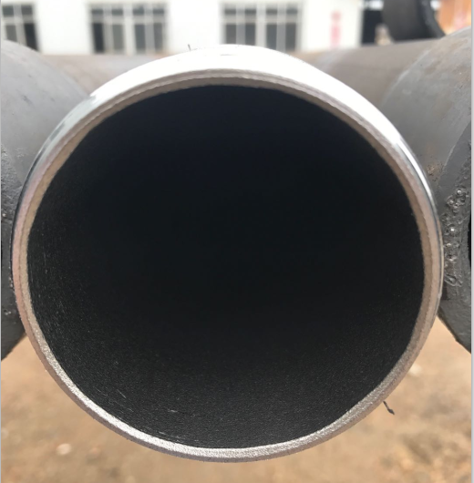 鋼管內(nèi)壁噴丸除銹效果圖 鋼管內(nèi)壁噴丸除銹效果圖